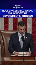 US House passes bill to end longest government shutdown in history