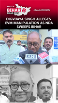 Digvijaya Singh Alleges EVM Manipulation as NDA Sweeps Bihar