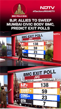 BMC Exit Polls | BJP, Allies To Sweep Mumbai Civic Body BMC, Predict Exit Polls