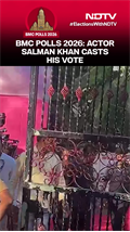 BMC Polls: Actor Salman Khan Casts His Vote