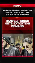 Ranveer Singh Gets Ransom Threat For Crores Via WhatsApp Voice Message