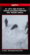 At -50°C and 18,000 ft, Indian Soldiers Perform Epic ‘Nagin’ Dance