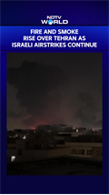 Smoke Rises Over Tehran As Israeli Airstrikes Continue