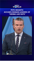 "Hiding Like Rats": Pete Hegseth's Sharp Attack On Iran's Supreme Leader