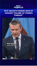 US Defense Minister Pete Hegseth Warns Iran of 'Most Intense Strikes Yet'