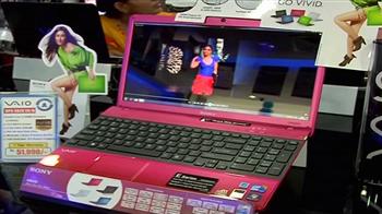 Colourful gadgets in the market