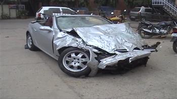 Politician's son with Mercedes allegedly kills woman