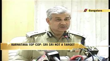 Sri Sri was not the target: Police