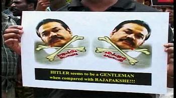 Protests in the South over Rajapaksa's visit