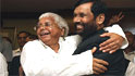 Videos : Paswan, Lalu come together at joint rally in Saifai
