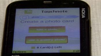 Postcards vis-&agrave;-vis apps