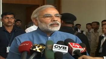 Video : Sad PM did not vote, says Modi