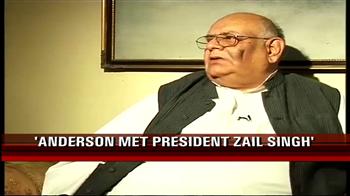 Video : Anderson was not a priority on Dec 7: Arun Nehru