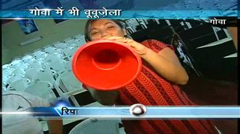 गोवा में भी वूवूज़ेला की गूंज गोवा में भी वूवूज़ेला की गूंज