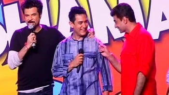 Video : Aamir, Anil create Double Dhamaal