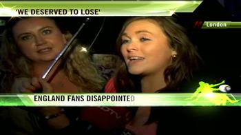 English fans disappointed with team