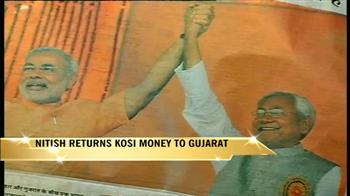 Angry Nitish returns Modi's Kosi aid