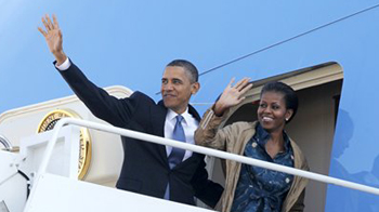 Obama 'escaping' to India?