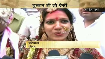 शादी के फौरन बाद किया रक्तदान