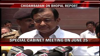 Video : Chidambaram on Bhopal report