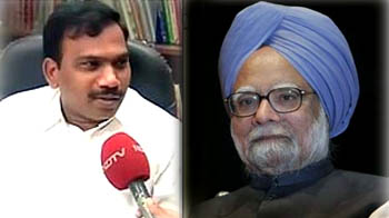 पीएम ने राजा को लिखी थी चिट्ठी