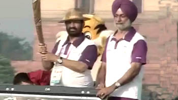 Queen's Baton's journey through the Capital