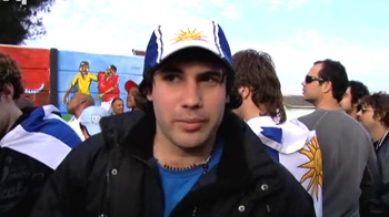 Dutch and Uruguay fans prepare for Semi-finals