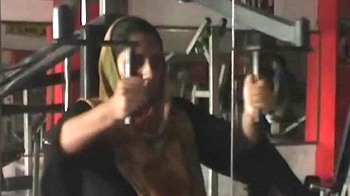 Working out in a burqa