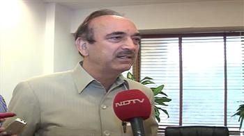 Video : Have open mind on the Telangana solution: Ghulam Nabi Azad