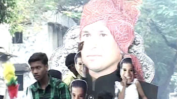 Rath Yatra organised in Pune to celebrate Sachin's ton