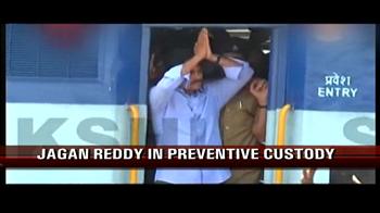 Andhra Pradesh town tense, Jagan in preventive custody