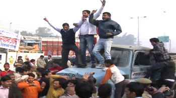 दूध बहा दिया, 8वें दिन गुर्जर विरोध