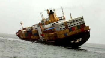 Video : Exclusive: Minutes after ship collision