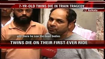 Video : 7-year-old twins die in train tragedy