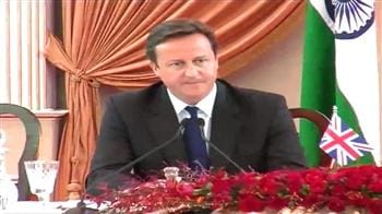 Video : Terror groups in Pak unacceptable: Cameron