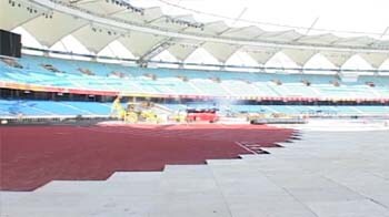 Video : Nehru Stadium ready for CWG