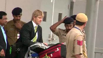 Video : Australia arrive in India