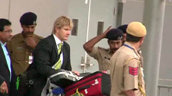 Australia arrive in India