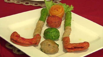 खेल के रंग में रंगे व्यंजन