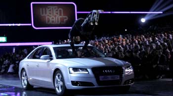 German injured during stunt on live TV is in coma