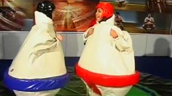 Is it a workout? Is it a game? It's Sumo