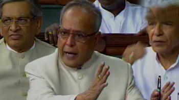 Pranab loses his cool in Lok Sabha