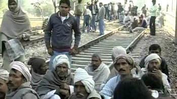 Video : Gujjar protest hits rail traffic