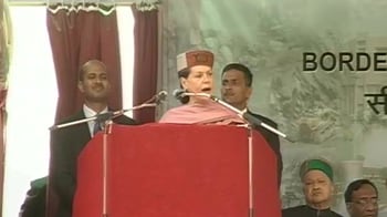 Video : Rohtang tunnel: Sonia Gandhi lays foundation stone