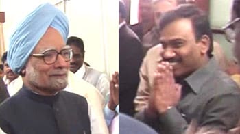 Video : PM pats Raja at a function