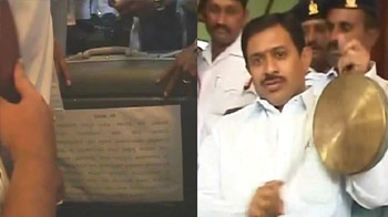 Suitcases lugged into Karnataka Assembly drama