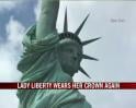 Video : Lady Liberty wears her crown again