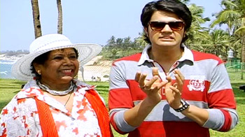 गोवा में सजा पकवानों का मंच