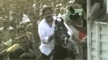Video : Chiranjeevi on horseback