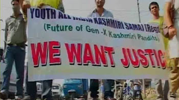 Kashmiri pandits hold protest march